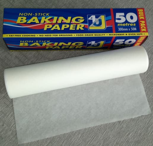 20silicone coated paper foil 41gsm for meat roasting in roll